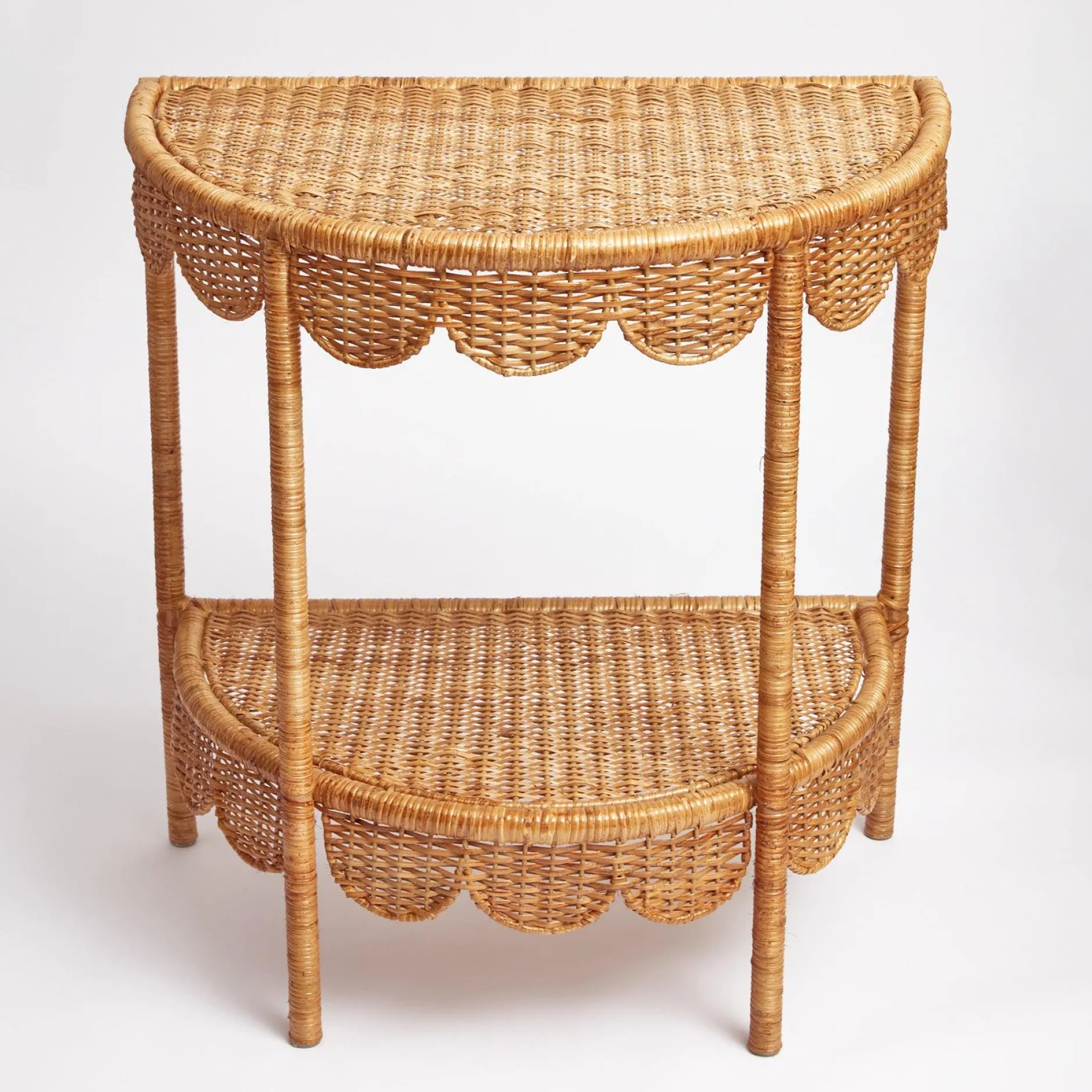 Sale Mrs. Alice Annabelle Rattan Side Table