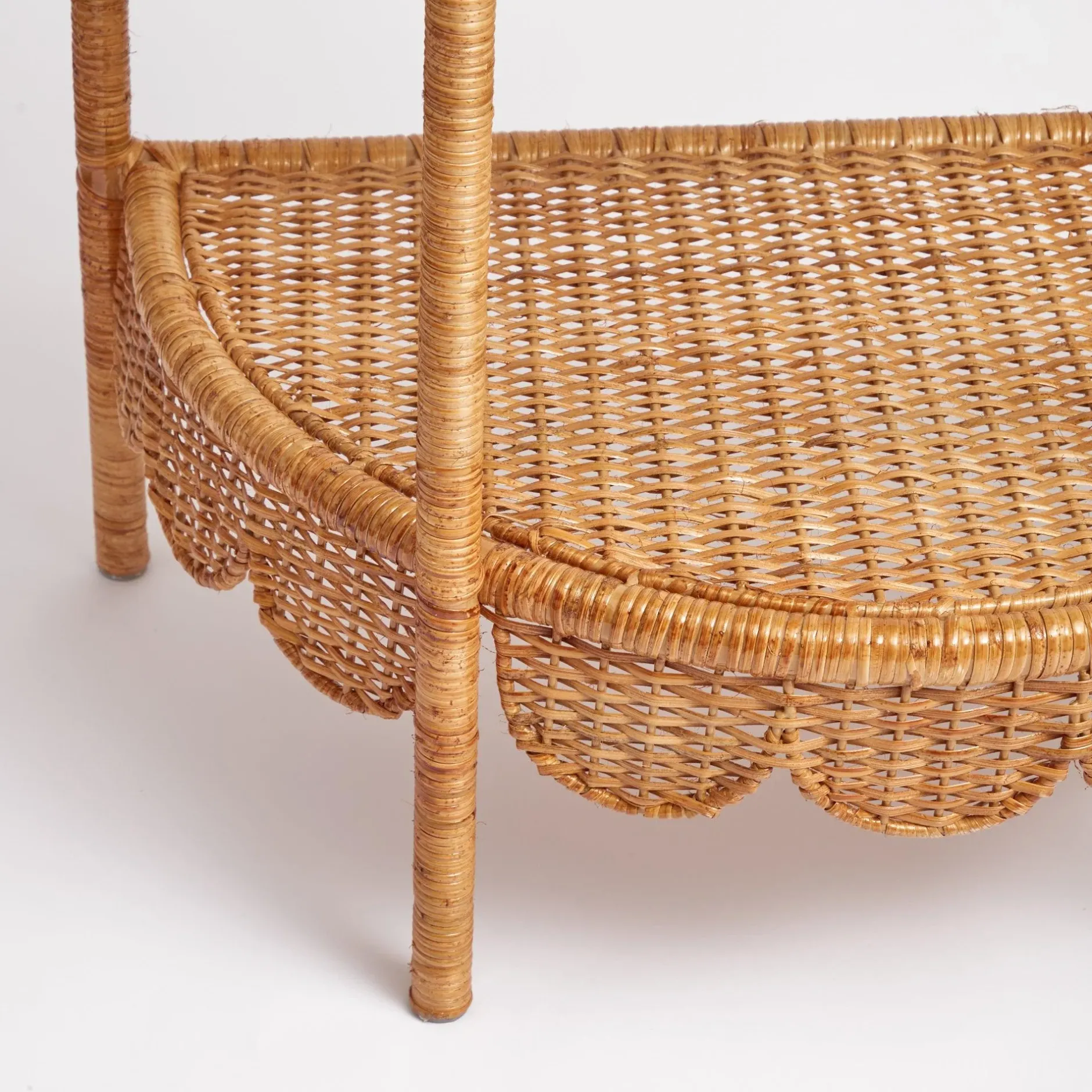 Sale Mrs. Alice Annabelle Rattan Side Table