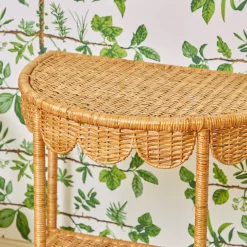 Sale Mrs. Alice Annabelle Rattan Side Table