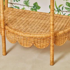 Discount Mrs. Alice Annabelle Rattan Side Table
