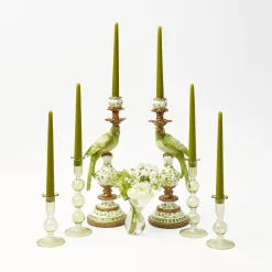 Mrs. Alice Apple Green Candles (Set Of 8)
