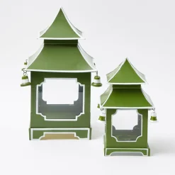 Outlet Mrs. Alice Apple Green Pagoda Lantern