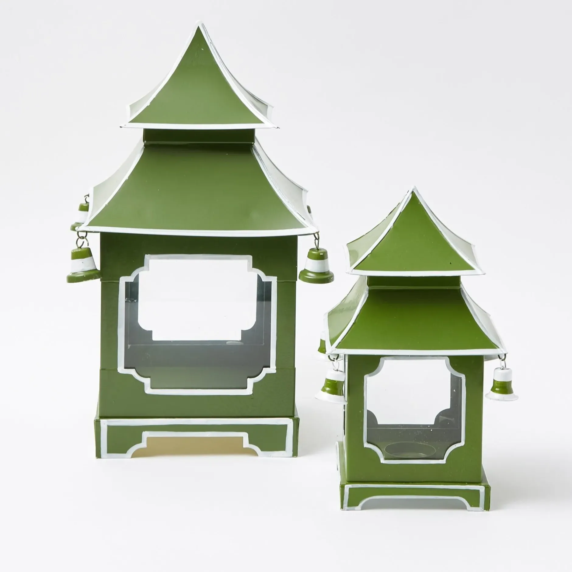 Outlet Mrs. Alice Apple Green Pagoda Lantern