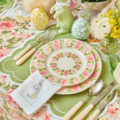 Discount Mrs. Alice Assorted White Linen Rabbit Napkins (Set Of 4)