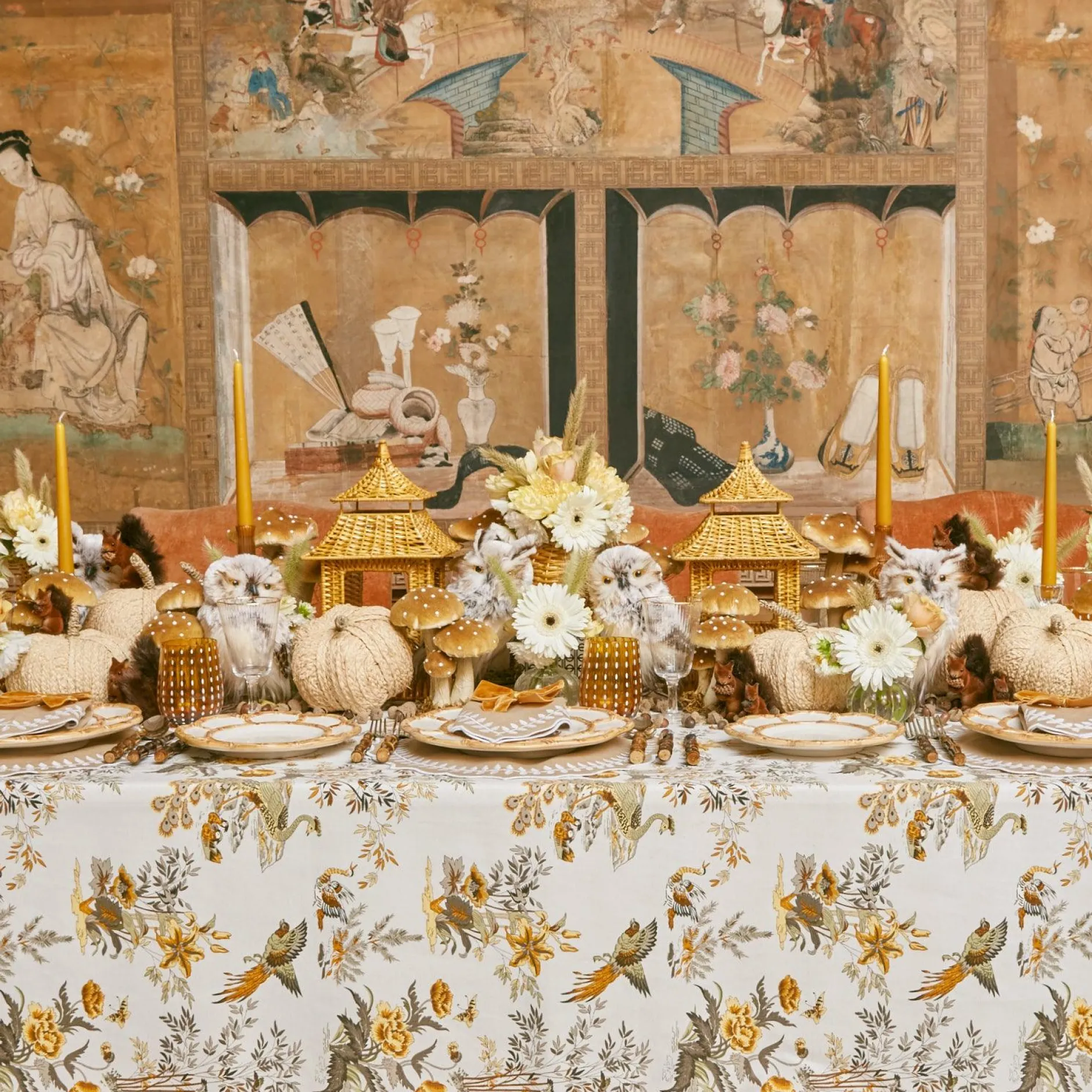 Online Mrs. Alice Autumn Fields Tablecloth