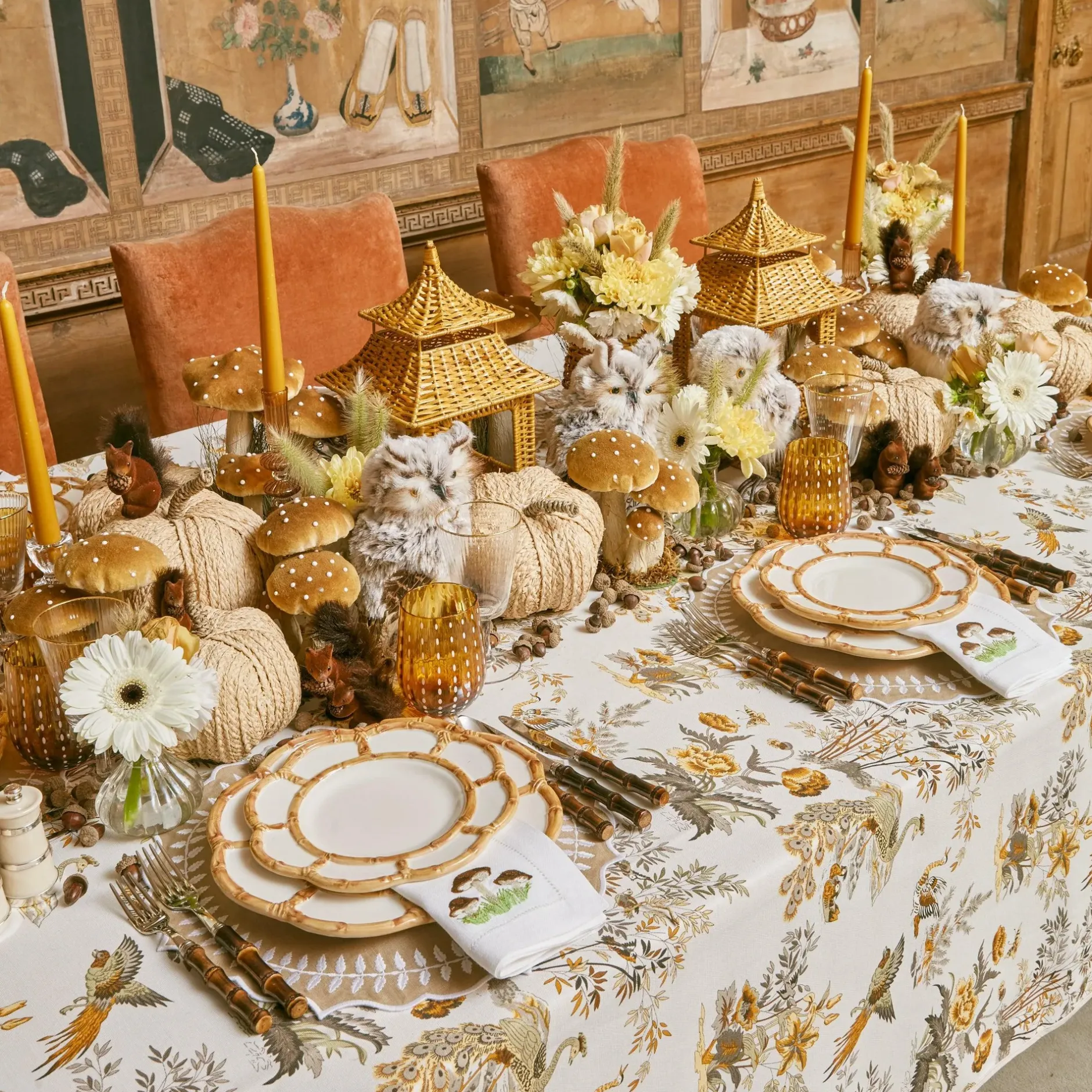 Online Mrs. Alice Autumn Fields Tablecloth