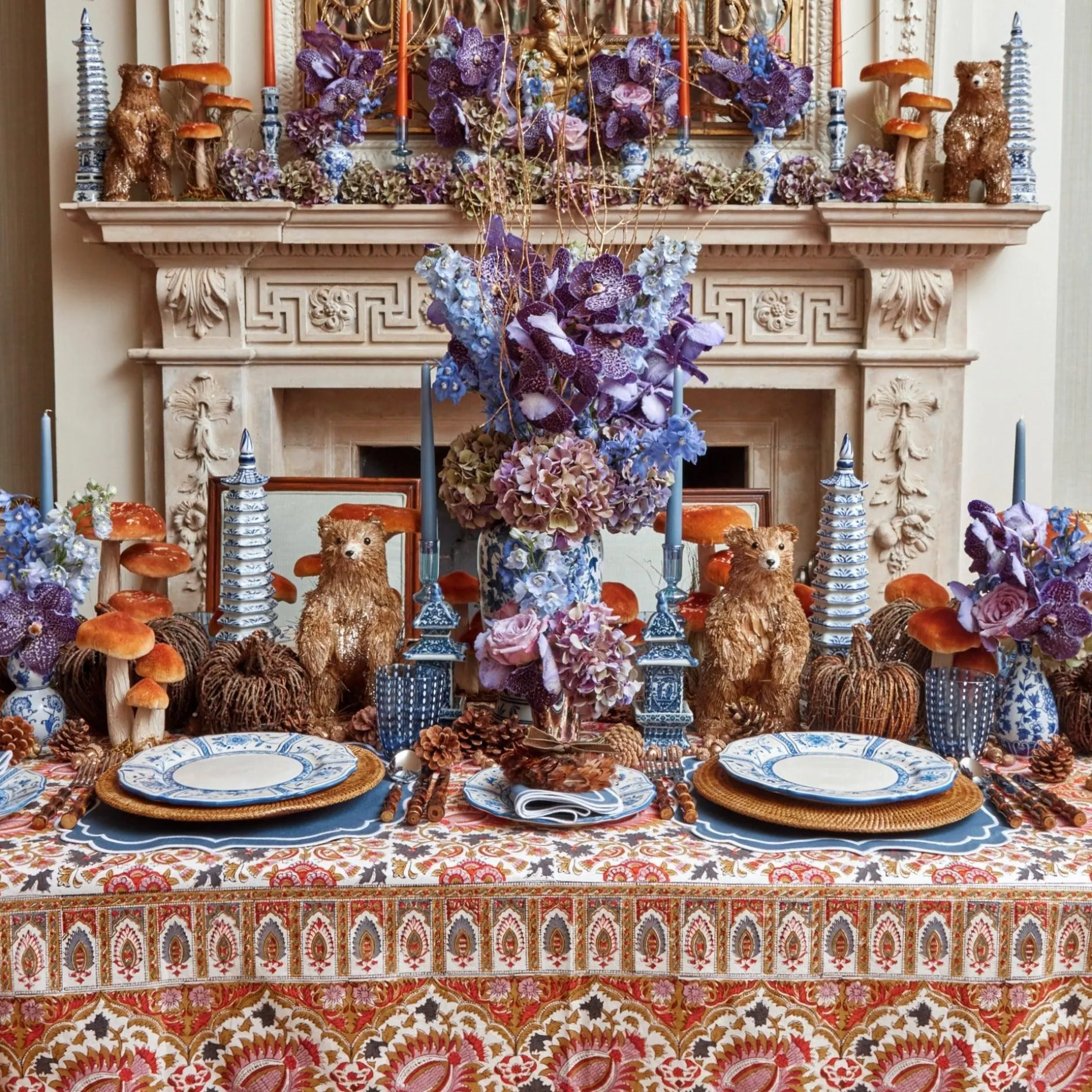Hot Mrs. Alice Baroque Harvest Tablecloth