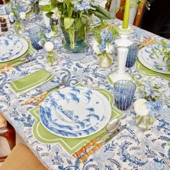 Hot Mrs. Alice Beatrice Blue Tablecloth