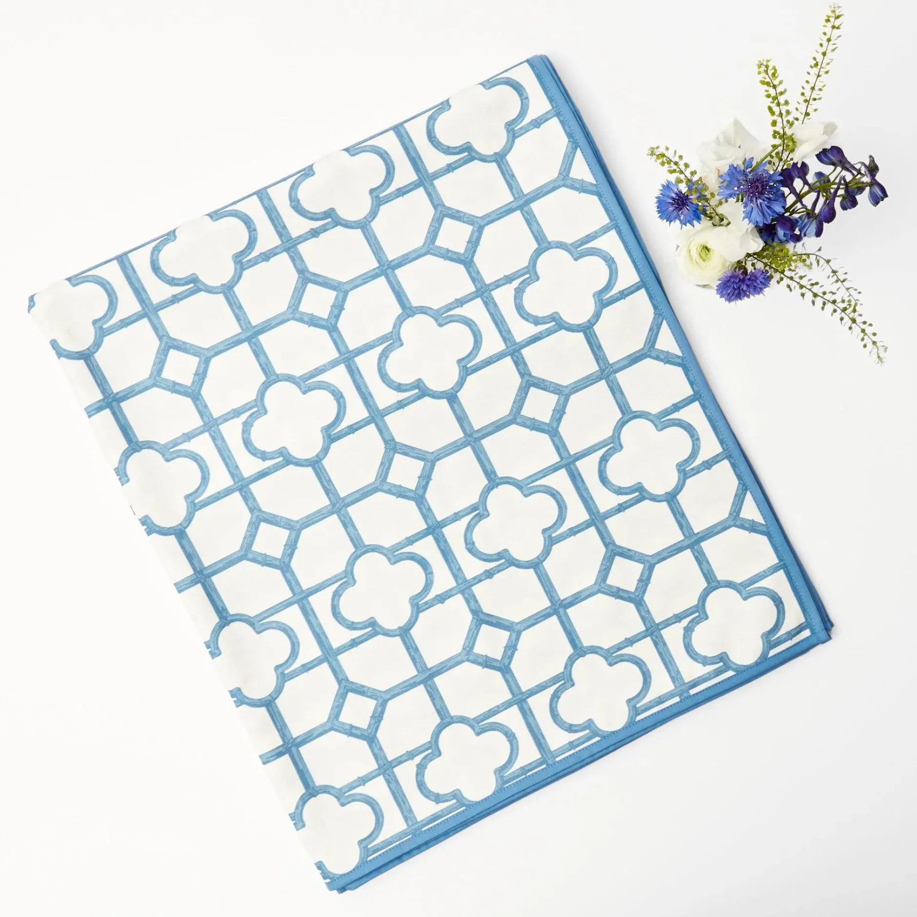 Hot Mrs. Alice Blue Bamboo & Gabrielle Linen Set