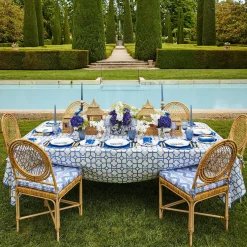 Hot Mrs. Alice Blue Bamboo & Gabrielle Linen Set