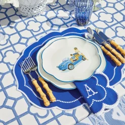 Hot Mrs. Alice Blue Bamboo & Gabrielle Linen Set