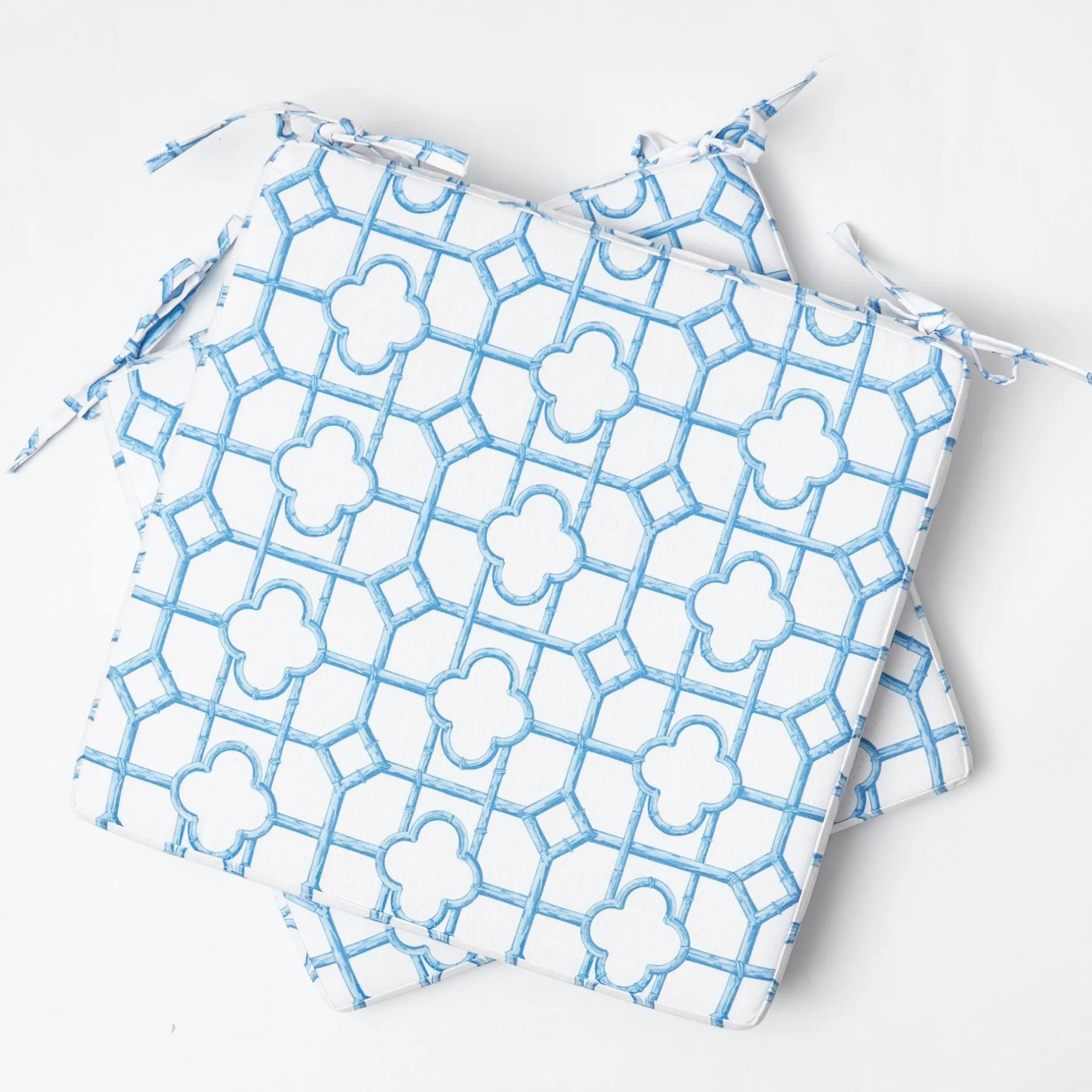 Hot Mrs. Alice Blue Bamboo Seat Pad Cushion