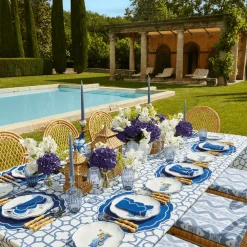 Sale Mrs. Alice Blue Bamboo Tablecloth