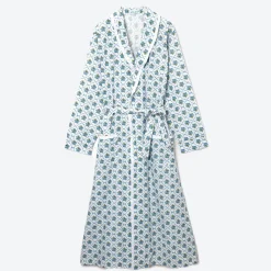 New Mrs. Alice Blue Bouquet Dressing Gown