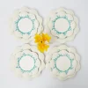 Mrs. Alice Blue Coral Dinner & Starter Plates (Set Of 8)