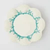 Outlet Mrs. Alice Blue Coral Dinner Plate