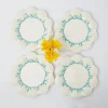 Clearance Mrs. Alice Blue Coral Dinner Plates (Set Of 4)