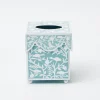 Outlet Mrs. Alice Blue Floral Tole Tissue Box