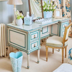 Outlet Mrs. Alice Blue Floral Toleware Set