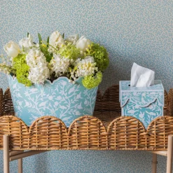 Discount Mrs. Alice Blue Floral Toleware Set