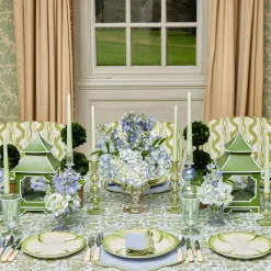 Mrs. Alice Blue Fluted Vase Set