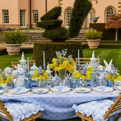New Mrs. Alice Blue Garland Tablecloth