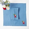 Discount Mrs. Alice Blue Hand Embroidered Father Christmas Napkins (Set Of 4)