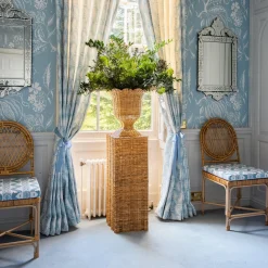 Sale Mrs. Alice Blue Ikat Seat Pad Cushion
