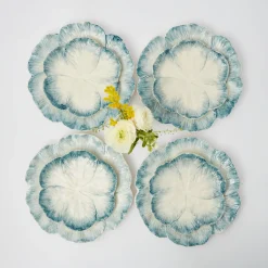 Best Mrs. Alice Blue Matilde Dinner & Starter Plates (Set Of 8)