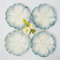 New Mrs. Alice Blue Matilde Dinner Plates (Set Of 4)