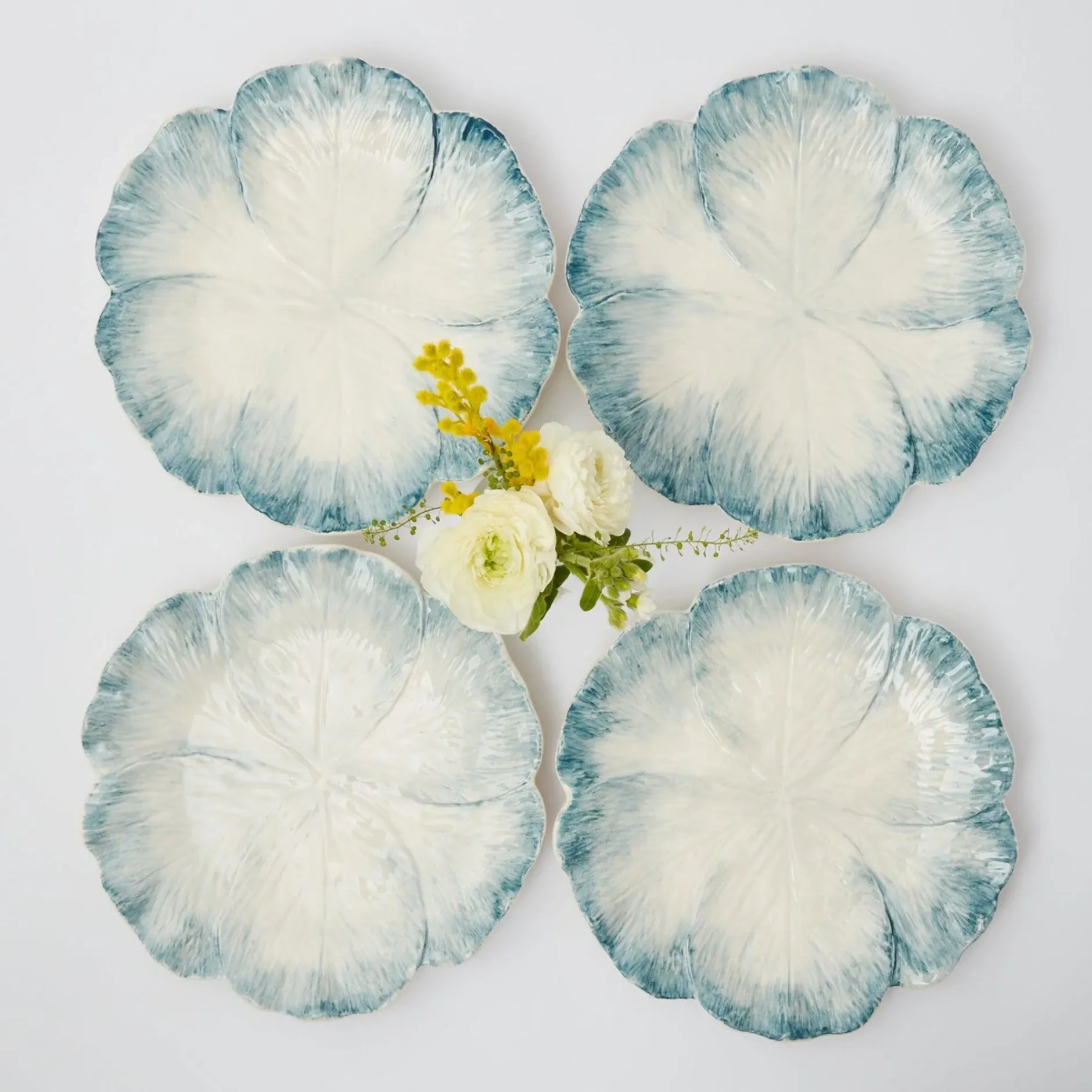 New Mrs. Alice Blue Matilde Dinner Plates (Set Of 4)