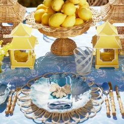 Clearance Mrs. Alice Blue Matilde Dinner Plates (Set Of 4)