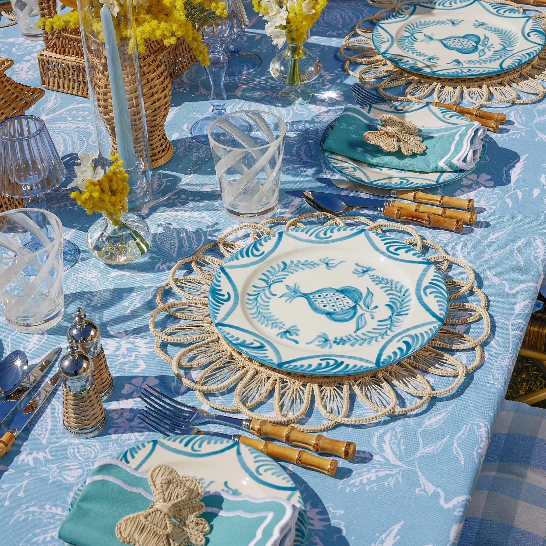 Mrs. Alice Blue Melograno Dinner Plates (Set Of 4)