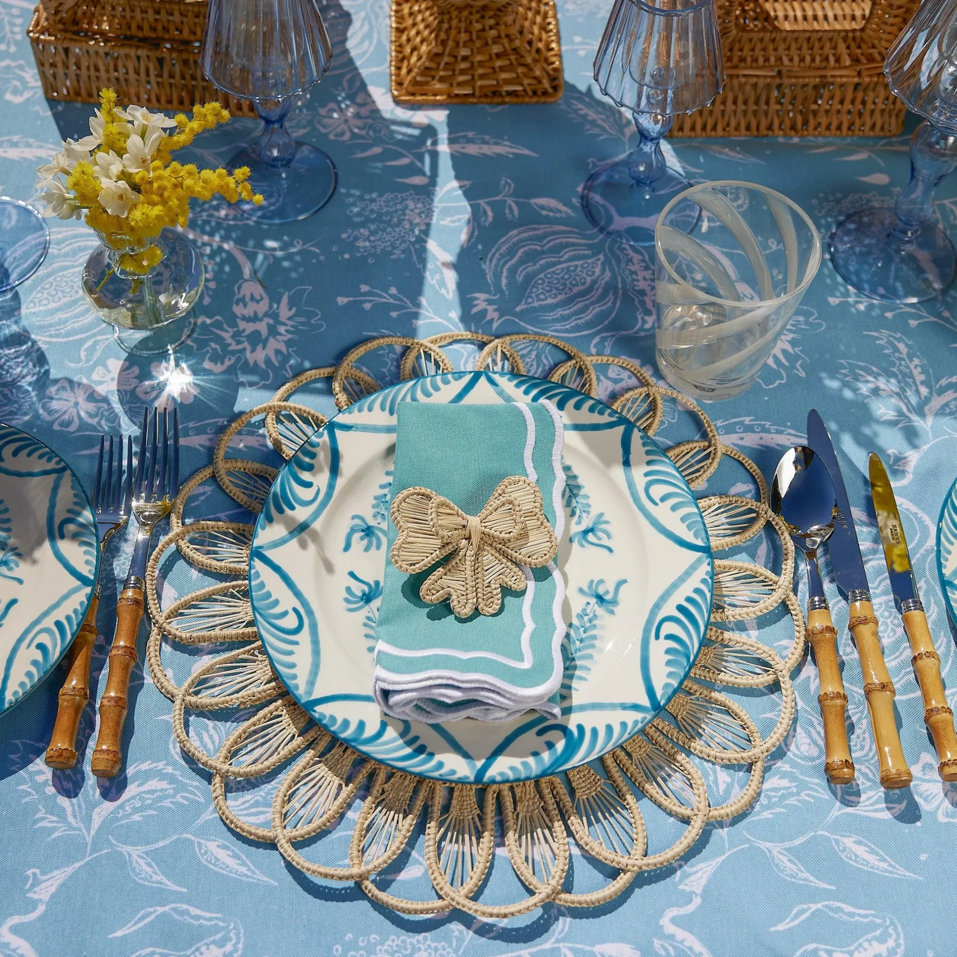 Mrs. Alice Blue Melograno Dinner Plates (Set Of 4)