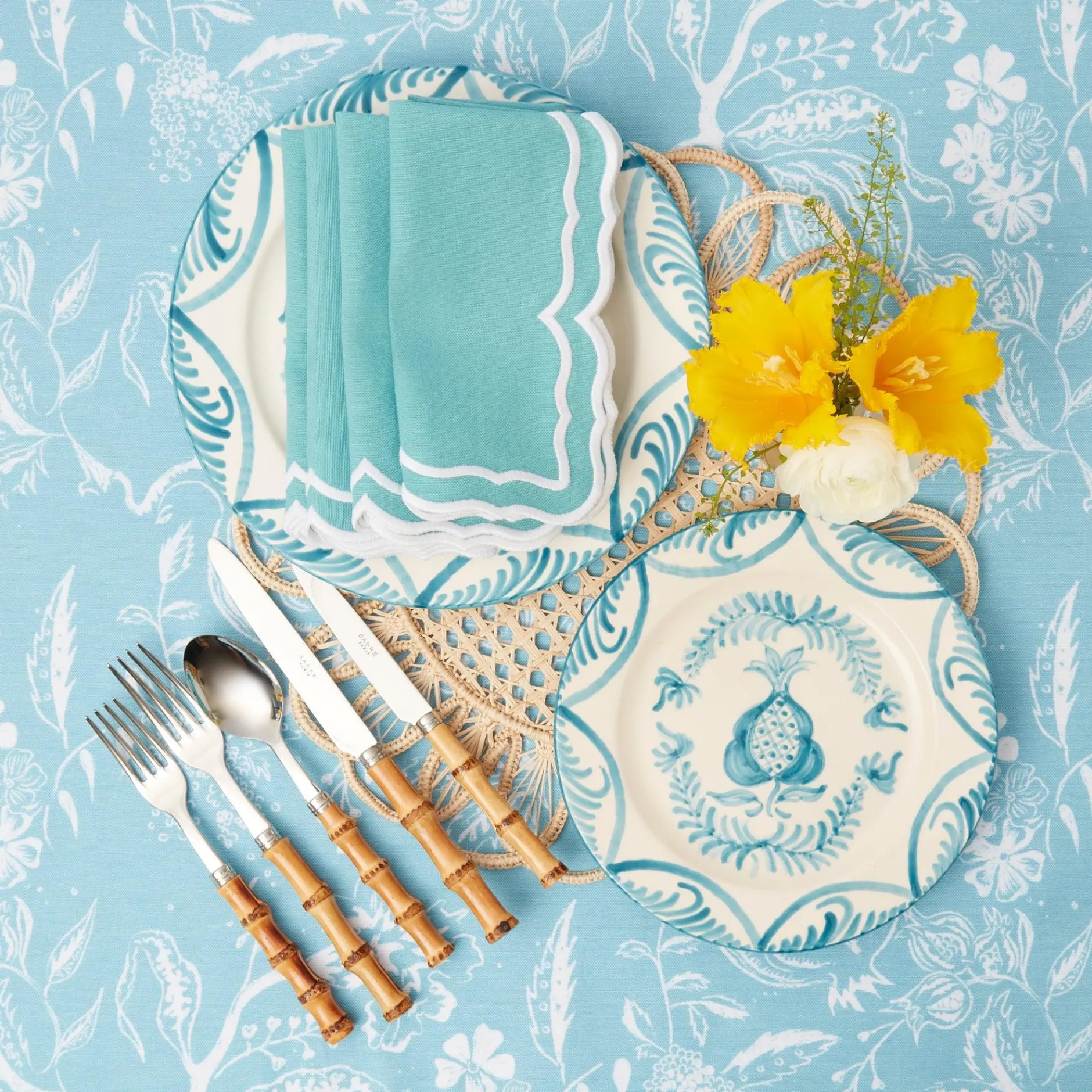 Hot Mrs. Alice Blue Melograno Starter Plates (Set Of 4)