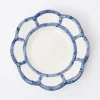 Clearance Mrs. Alice Blue Petal Bamboo Dinner Plate