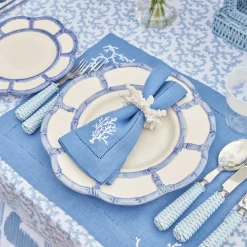 Clearance Mrs. Alice Blue Rattan Cutlery (5 Piece)