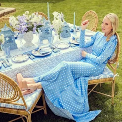 Mrs. Alice Blue Rattan Cutlery (5 Piece)