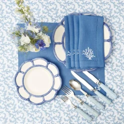 Mrs. Alice Blue Rattan Cutlery (5 Piece)