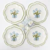 Outlet Mrs. Alice Blue Tulip Dinner & Starter Plates (Set Of 8)