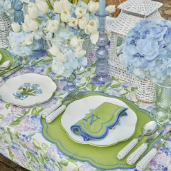 Outlet Mrs. Alice Blue Tulip Dinner & Starter Plates (Set Of 8)