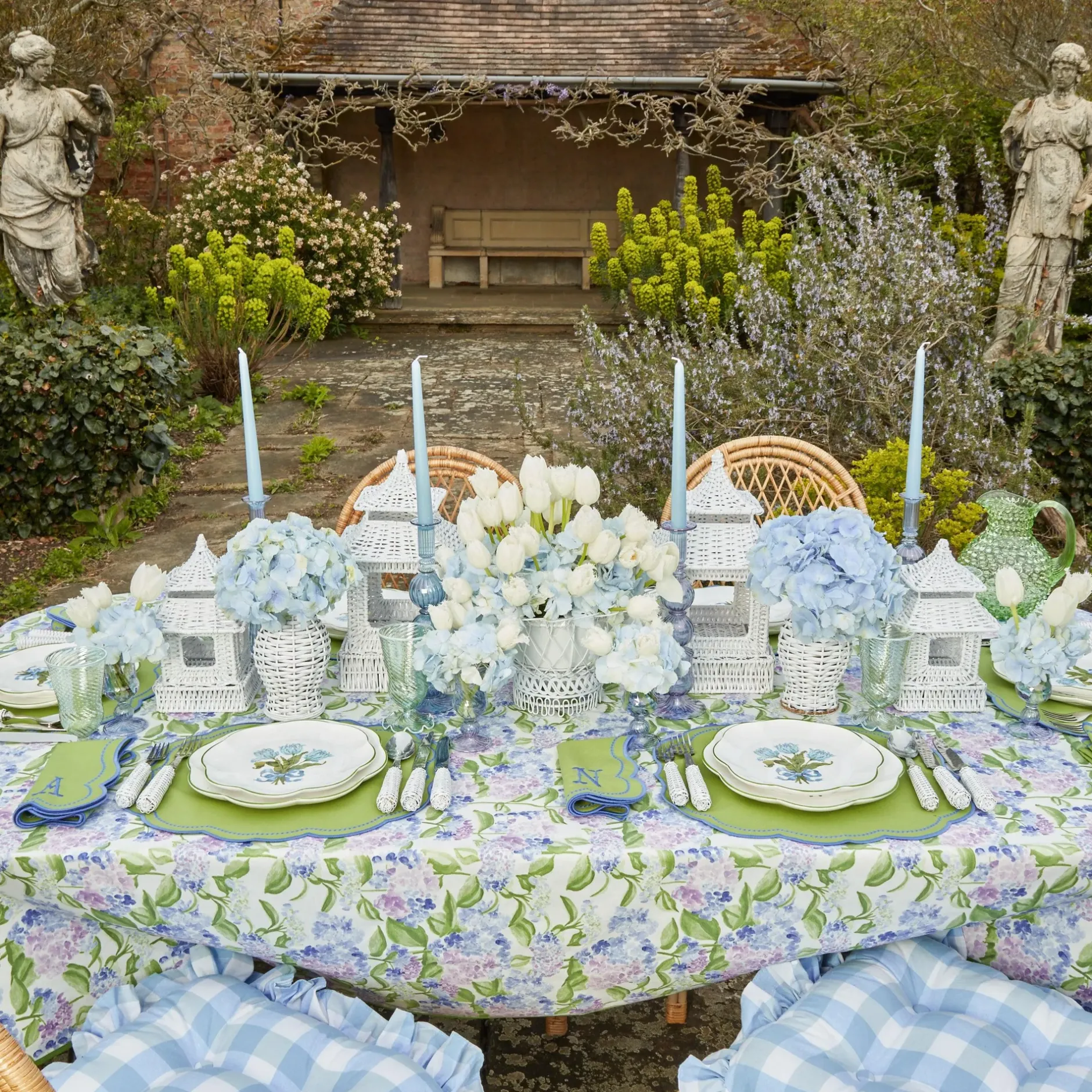 New Mrs. Alice Blue Tulip Starter Plate