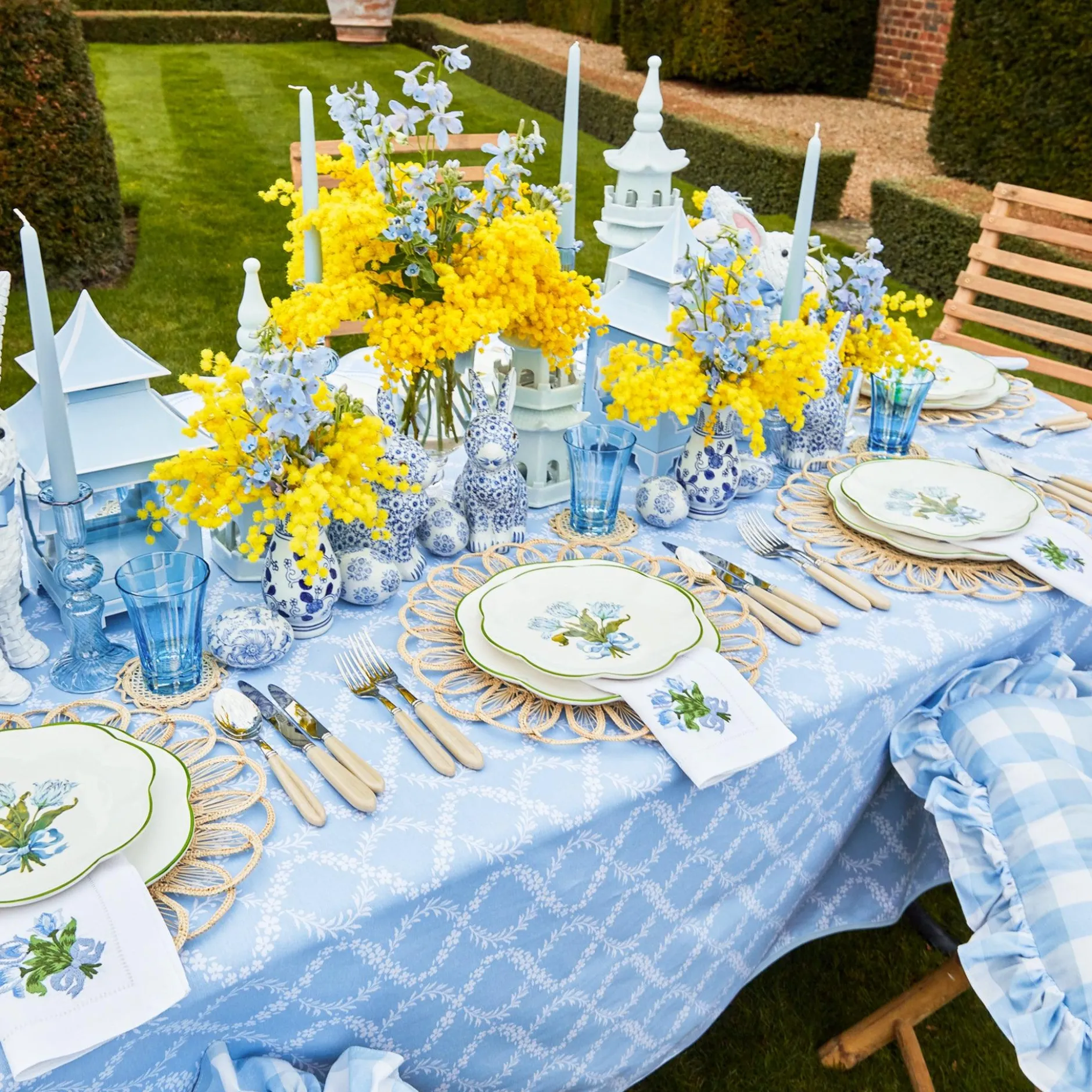 Sale Mrs. Alice Blue Tulip Starter Plates (Set Of 4)