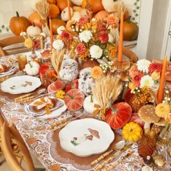 Hot Mrs. Alice Burnt Orange Candles (Set Of 8)