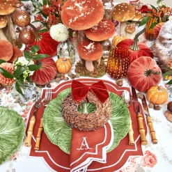 New Mrs. Alice Burnt Orange Napkins (Set Of 4)