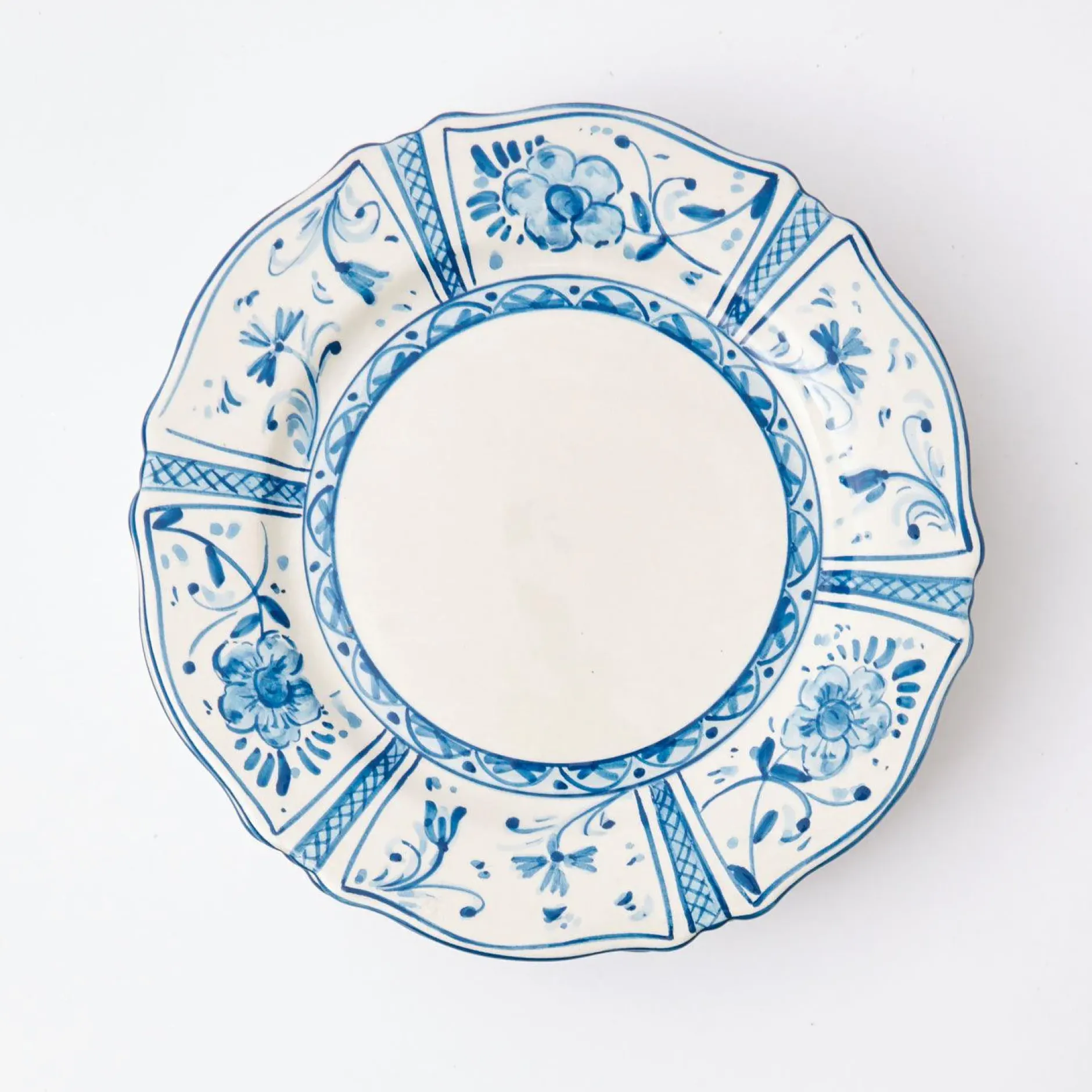 Best Mrs. Alice Cadiz Hand Painted Dinner Plates (Set Of 4)