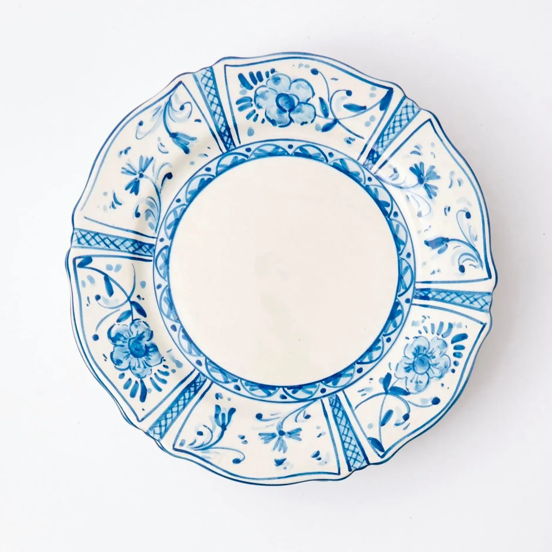 New Mrs. Alice Cadiz Hand Painted Dinner Plate