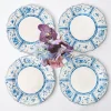 New Mrs. Alice Cadiz Hand Painted Dinner Plates (Set Of 4)
