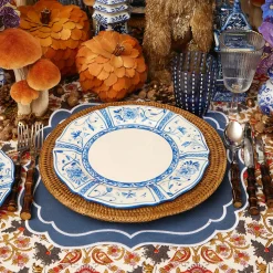 New Mrs. Alice Cadiz Hand Painted Dinner Plates (Set Of 4)