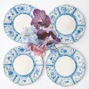 Outlet Mrs. Alice Cadiz Hand Painted Starter Plates (Set Of 4)